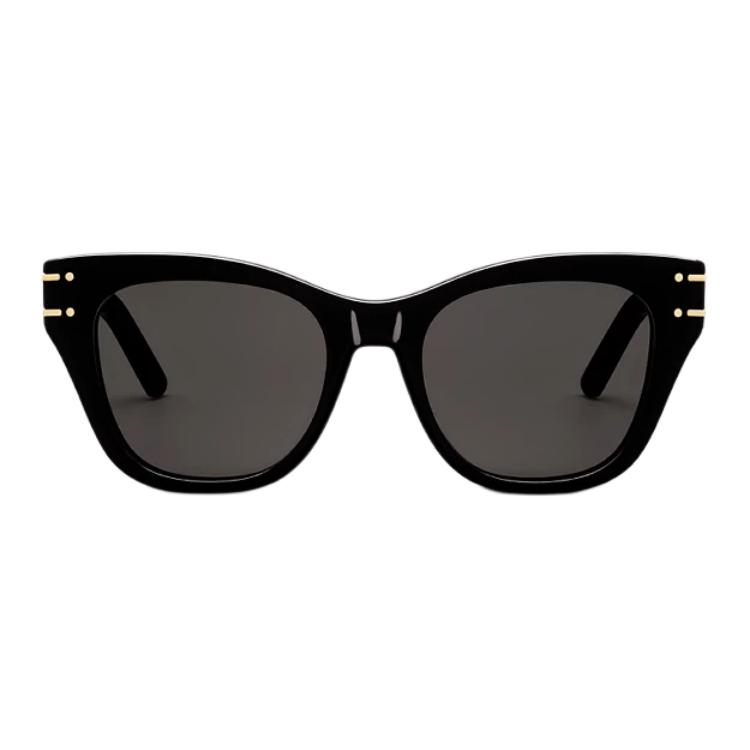 Dior Logo Acetate Metal Butterfly Sunglasses Women sunglasses Black DSGTB4IXR_10A0
