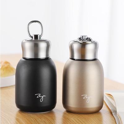 300ml Stainless Steel Water Bottle Mini Cute Thermos Portable Double-Wall Insulated Vacuum Flask Leakproof Bottle