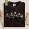 Comfort Colors® The Usual Horror Suspects Halloween T-shirt, Funny Slasher Movie Tee, Fall Autumn Tshirt