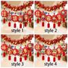 Chinese Style Horse Year Hanging Decorations 2M Lunar New Year Ornament  Bedroom Ceiling