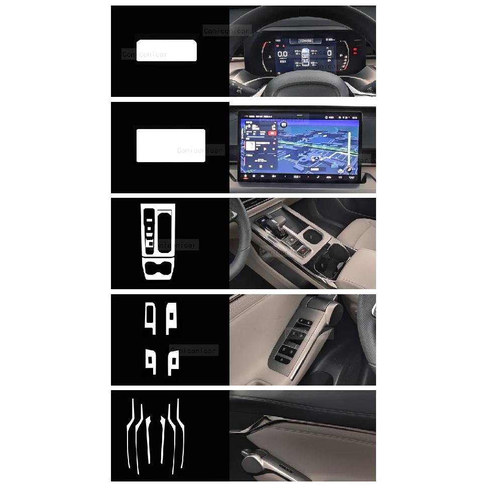 For GAC Trumpchi GS4 Max 2024 2025 Panel Navigation Automotive Interior TPU Protective Film Anti-Scratch Sticker Accessories