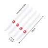 CMEAH1 4PCS Car Door Transparent Bumper Guard Anti-Collision Protector for Honda Mugen Power Civic Accords CRV Hrv Jazz CBR VTEC VFR