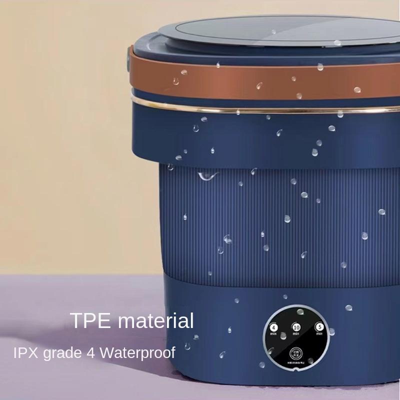 Портативная складная стиральная машина для чистки нижнего белья опционально для зарядки — фото 5