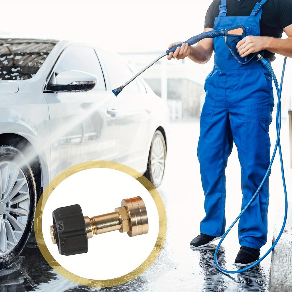 1PC Hose Adapter, Durable Brass Female To Female Fitting for Garden Hose, Pressure Washer Adapter