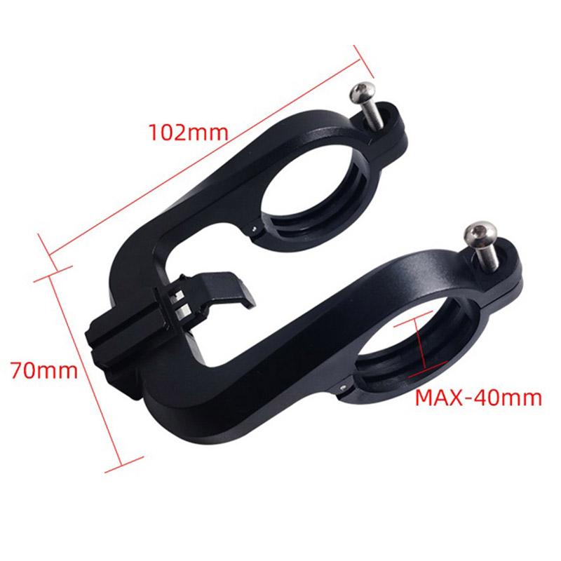Bicycle Headlight Light Extension Bracket Stand Bike Lamp Holder Clip Headlamp