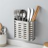 Rustless Steel Chopstick Holder Hollow Draining Hole Tableware Organizer  Tableware Sorting