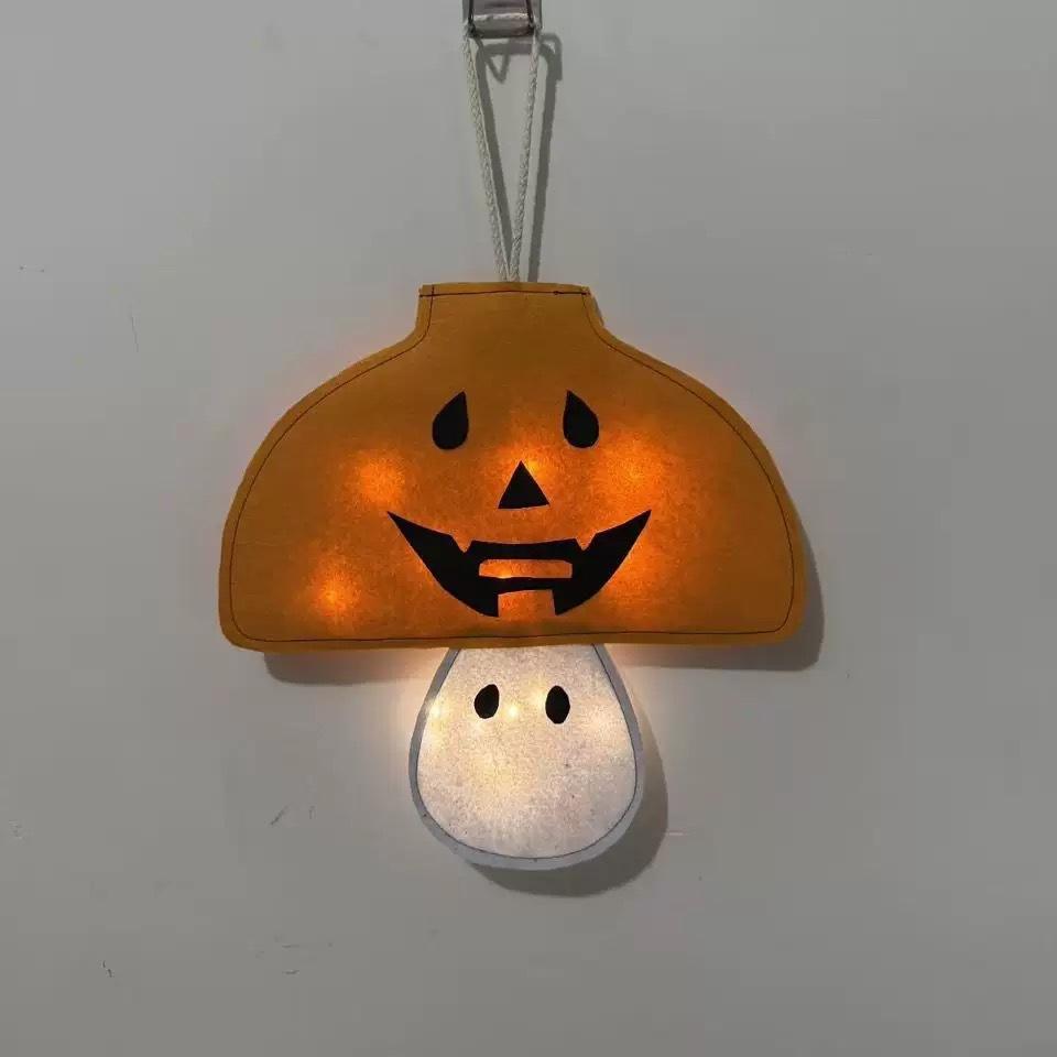 Halloween Pumpkin Lanterns, Ghost Festival Party, Lotus Lantern Decoration Supplies, Party Scene Atmosphere Setting, Hanging Ornaments