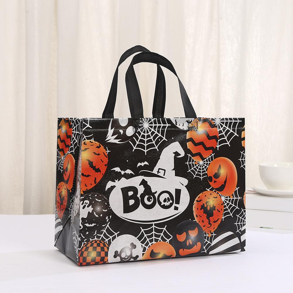 

StoBag, for Halloween Party Supplies, Trick or Treat, Children s Gift Bags, packing Goodies, Eco-friendly Non woven, 12/30pcs 12pcs&25x17x33cm