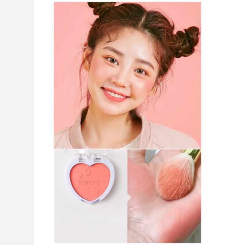Soft Face Blusher Powder Cheek Rouge Nourishing Nude Makeup Brightening Complexion Repair