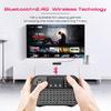 i10 Mini Wireless Keyboard & Air Mouse with 2.4G Touch, Touchpad Backlight, and Seven-Color LED Lights