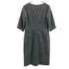 Giorgio Armani Vyrobeno v Itálii Tříčtvrteční rukáv Šaty ke kolenům šedé Dámské Použité