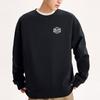 Anta Solid Color Round Neck Pullover Fleece Sweatshirt Men Sweatshirt Black 952348714-4