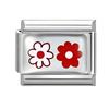 Y2K Rote Serie Blume Kirsche Herz Schleife Schmetterling Liebe Italienischer Charm Glieder Passend 9mm Edelstahlarmband Damen DIY Basteln