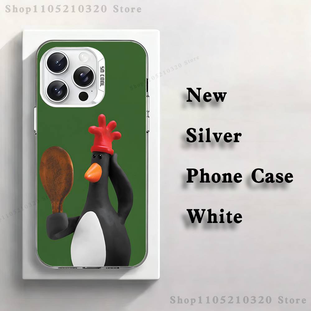 

F-Feathers McGraw Phone Case For iPhone 17,16,15,14,13,12,11,Pro,Max,Plus,Mini,XS,SE Anti Fall White Matte Hard Bumper iPhone17pro
