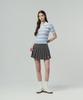 SERGIO TACCHINI W Fresca Knit Cable Short Sleeve Polo