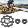 Schaltwerkröllchen 43mm Aluminiumlegierung Schwarz Fahrrad Schaltwerk Röllchen Leitrolle 11T Bike CNC Teile Eloxiert Abgedichtet