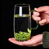 Glass Drinking Mug with Handle