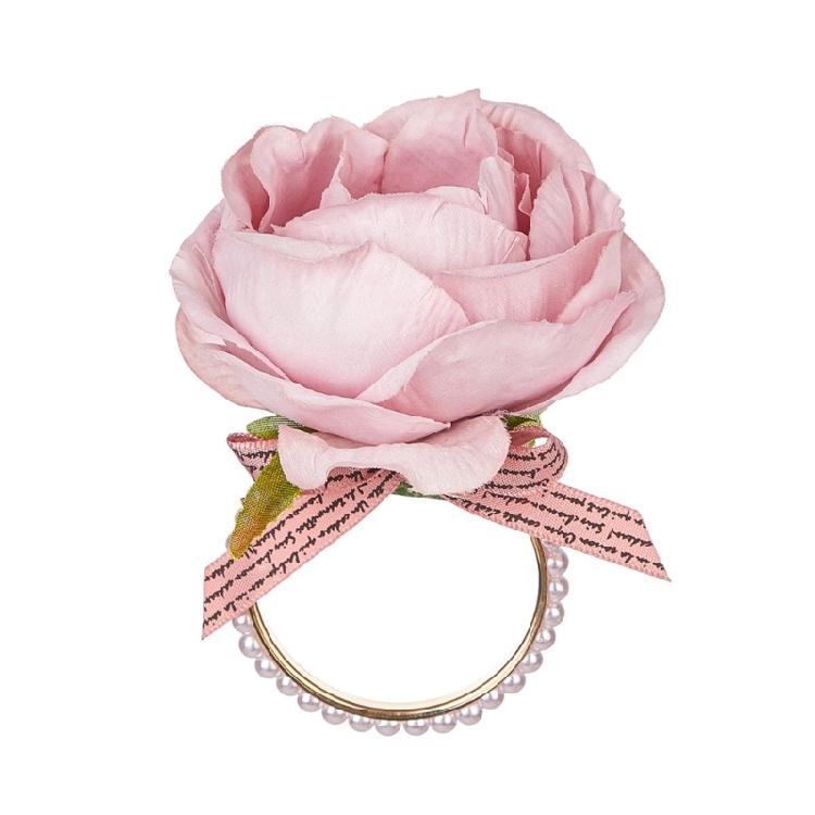 Hand Woven Faux Eucalyptuses Leaf Napkin Rings Christmas Flower Napkin Rings for Casual and Dinner Parties