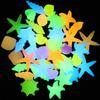 2-3cm Fluorescent Shell Snail Starfish Colorful Plastic Aquarium Decor