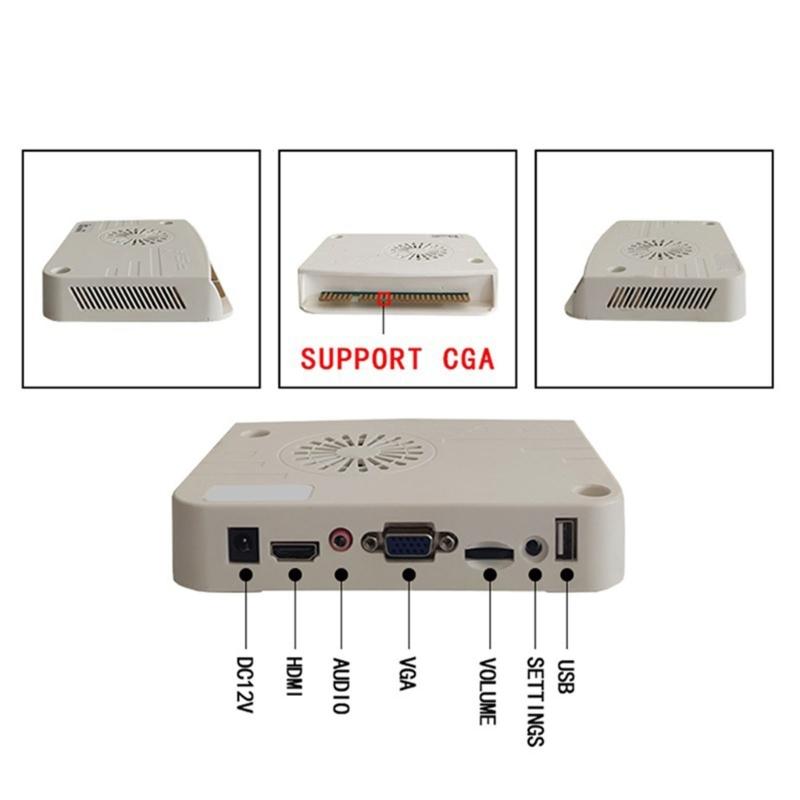 Multi-Videospiel-Board 1280x720P Jamma-Board mit VGA-Ausgang Retro-Gaming-Systeme 4-Spieler-Unterstützung