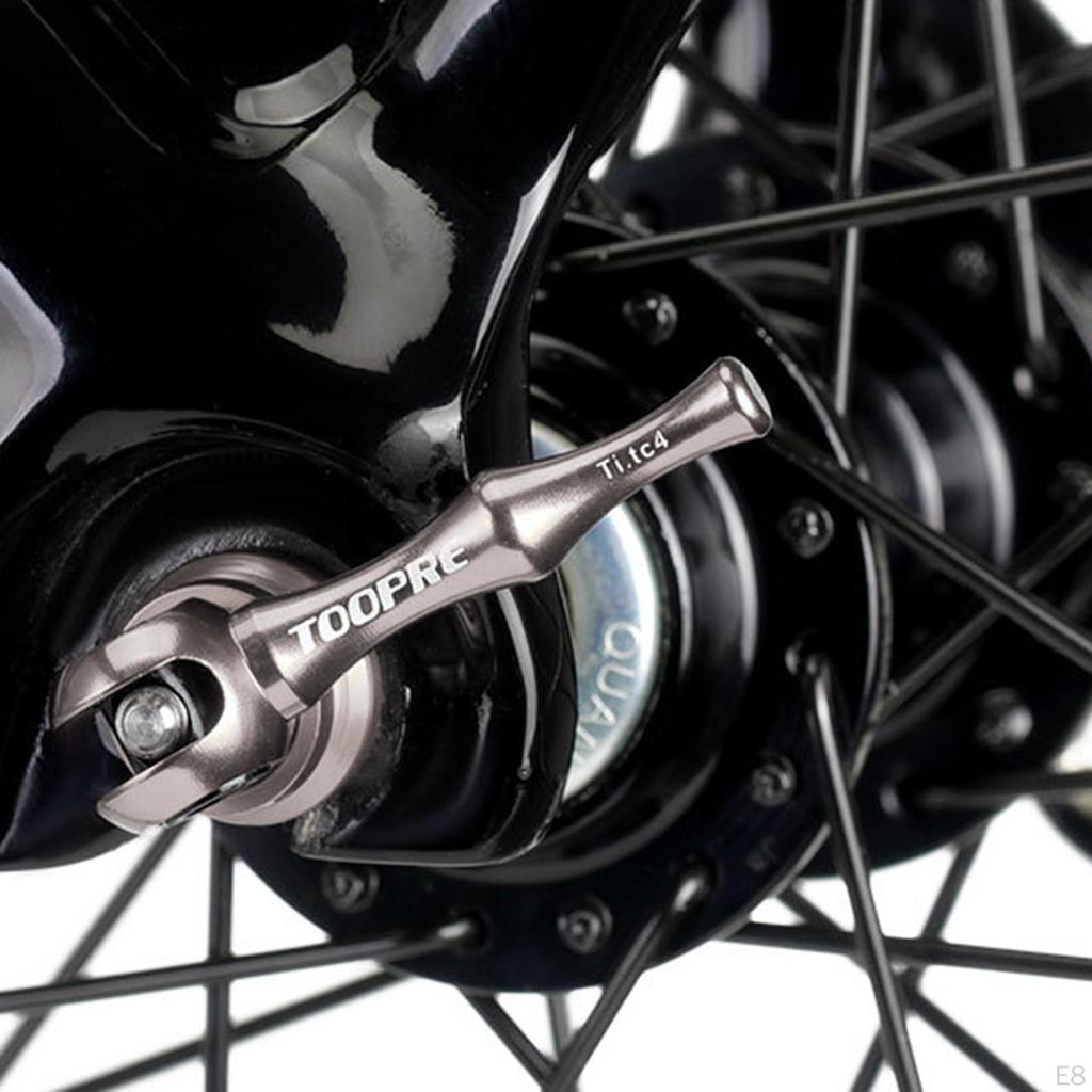 1 Pair Bike Skewers Set 100/135mm Titanium Alloy Universal Front Rear Axle Qr Wheel Hub for Mountain