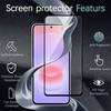3x Full Tempered Glass for Samsung Galaxy A37 5G - Protection with Black Anti-Scratch Edge