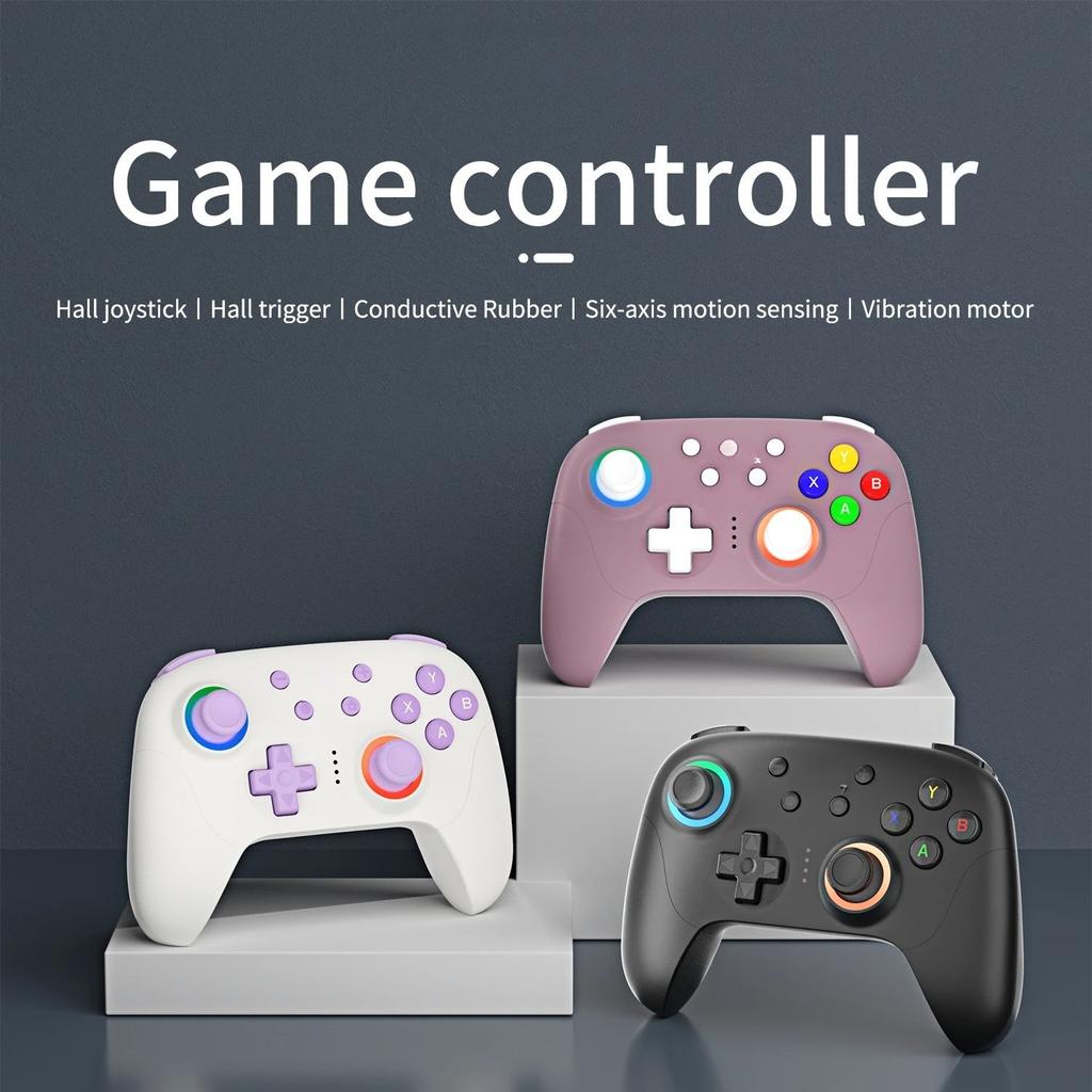 Wireless Bluetooth Wired USB Gamepad Gaming Control for Switch IPhone Android IOS Mobile PC Phone Cell Controller Hall Game Pad