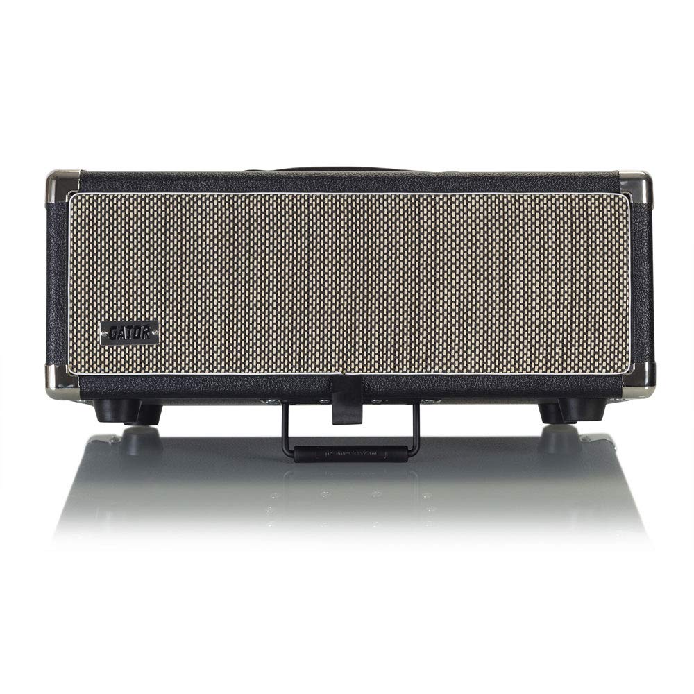 GATOR Rack Case Vintage Amp Style Retro Rack Series 3U Black GR-RETRORACK-3BK (Mounting Screws/washers Included) []