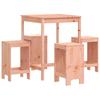 5 Piece Garden Bar Set Solid Douglas Fir Wood