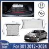 Car Trunk Net For Peugeot 301 2012~2024 IKCO Tara Citroen C-Elysee Wear-resistant Convenient Elasticity Nylon Nets Accessories