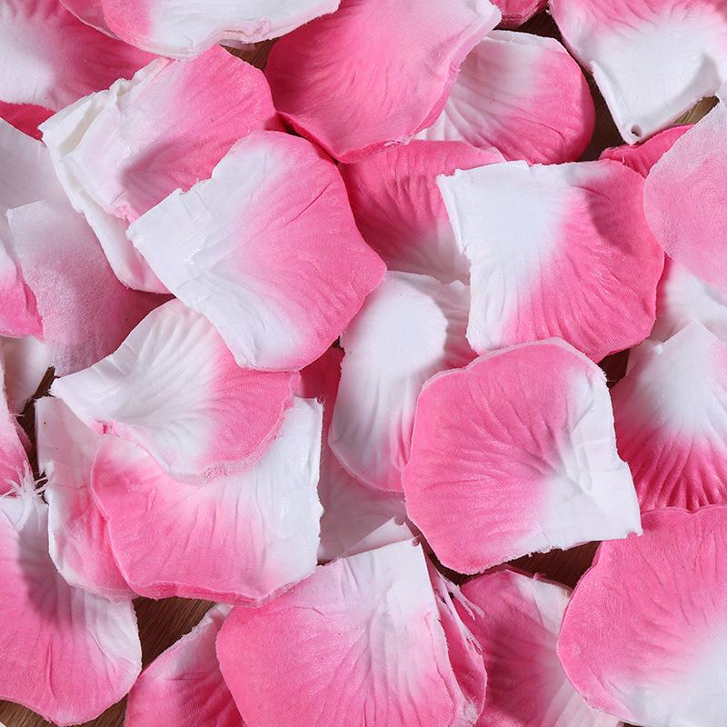 Non-Woven Artificial Rose Petals for Wedding Decorations and Hand-Thrown Arrangements