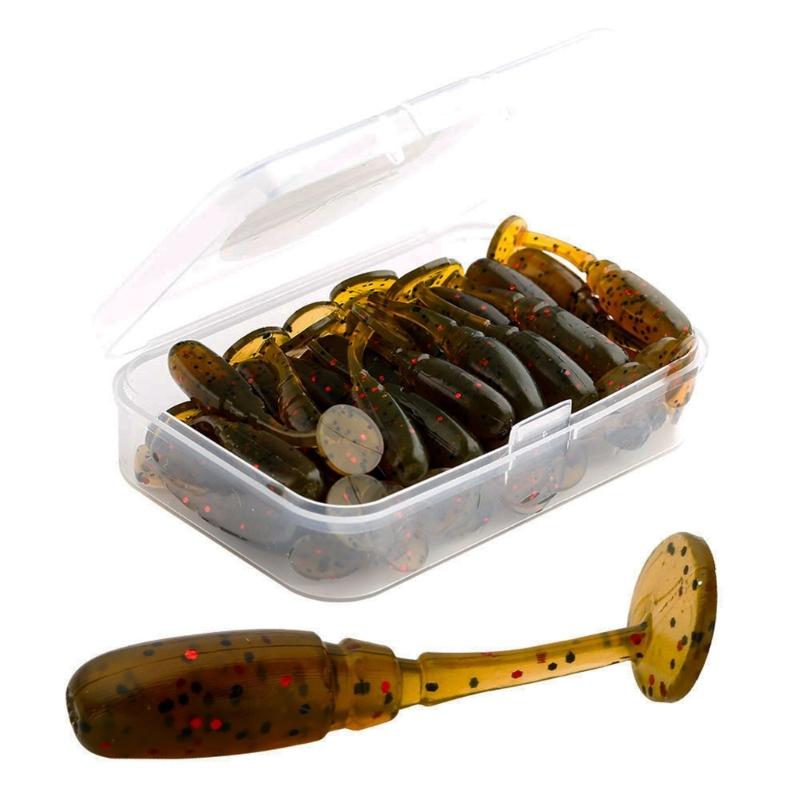 

20lots Soft Realistic Floating Lures Swimming Motion Wobblers Artificial Baits Saltwater Freshwaters Use