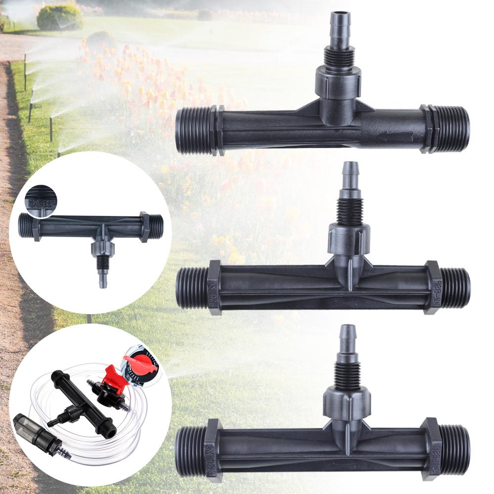 Male Thread Venturi Fertilizer Injector 1/2" 3/4" 1" Irrigation Drip Device Water Tube Emitter