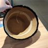 Spring and Summer New Straw Bucket Hat Fashion Bright Diamond Lace Bucket Hat Sun Protection Shade Straw Hat Children