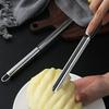 Stainless Steel Pineapple Apple Pear Corer Non-slip Long Strip Fruit Peeler Kitchen Shovel Slicers Pineapple Dig 4