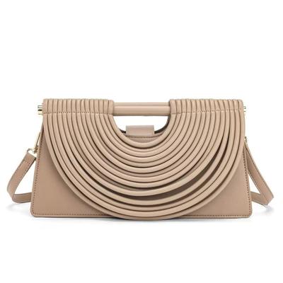 Handgefertigte geknotete gewebte Nudeltasche: Hochwertige Schulter-, Crossbody- und Abendhandtasche