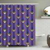 Purple Magic Owl Printed Shower Curtain Waterproof Bath Decorations For Home Living Room Bathroom