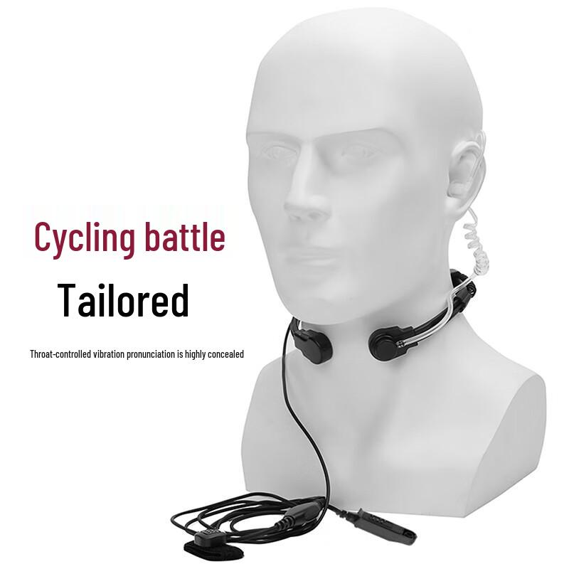 Tactical Throat Mic Headset for Two-Way Radios (CN version)