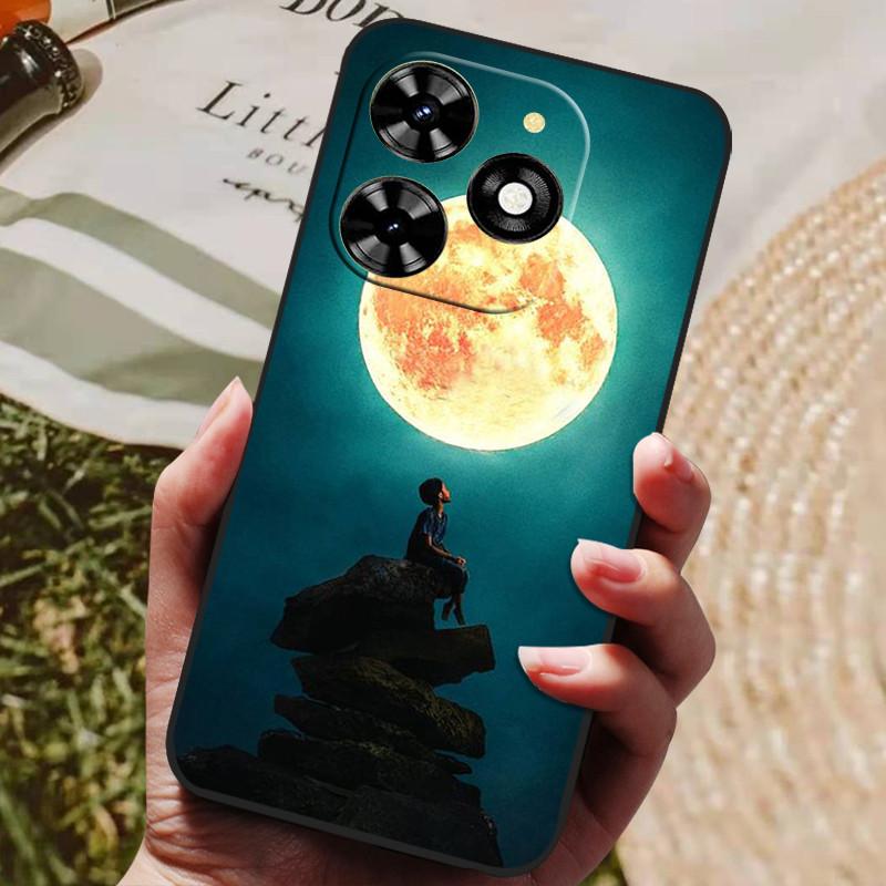 For Infinix Hot 40 Case Hot40 Pro Luxury Phone Silicon Back Cover For Infinix Hot 40 Pro / Hot 40i Cases Protective Shell Capas