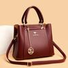 Women's PU Leather Bags  Large Bag for Ladies  Square Shoulder Bags for Women  Crossbody Sac  New Fashion