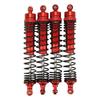 4PCS RC Front and Rear Shock Absorber Aluminium Alloy RC Shock Damper Set for LOSI 1 8