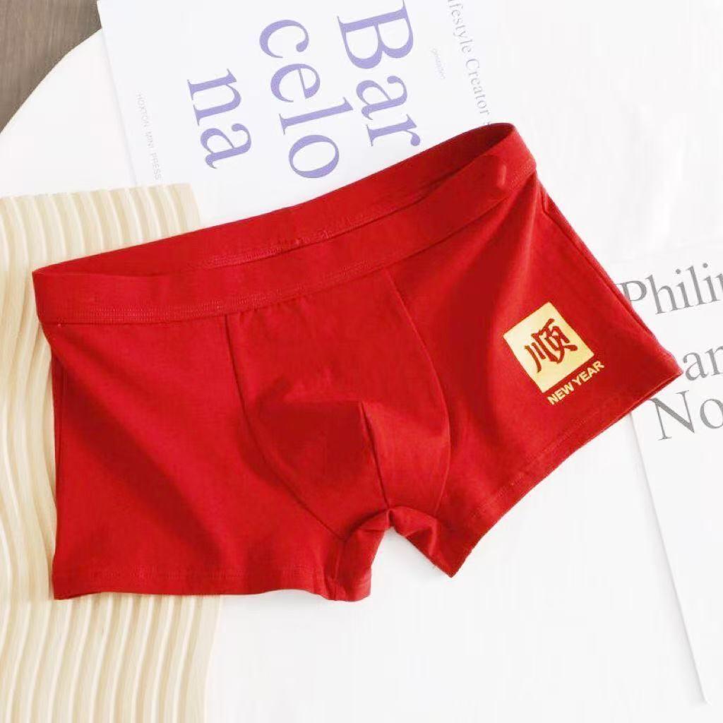Men's Burgundy Breathable Boxer Briefs - New Wedding Collection