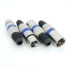 3 Pin XLR Male Female Socket Microphone Audio Wire Cable Wire Connector Solder 3 Pole XLR Plug Jack Audio Mic Adapter