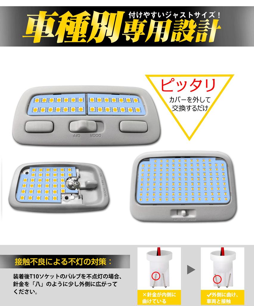 Hiace LED Room Lamp for Toyota Hiace 200 Series and 6th Super GL Interior 4500K Genuine Color Custom Compatible with 200 Series Hiace and Regius Ace