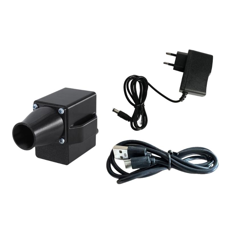 

Portable BBQ Fan Air Blower With 12V European Standard Power Supply, Speed Adjustable for Charcoal Grill, Forges