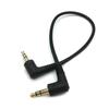 3.5mm Male to Male Stereo AudiosCable 90Degree Angled 3Poles Fit for Car Headphone Auxiliary Cord Wire Converter MP3/MP4
