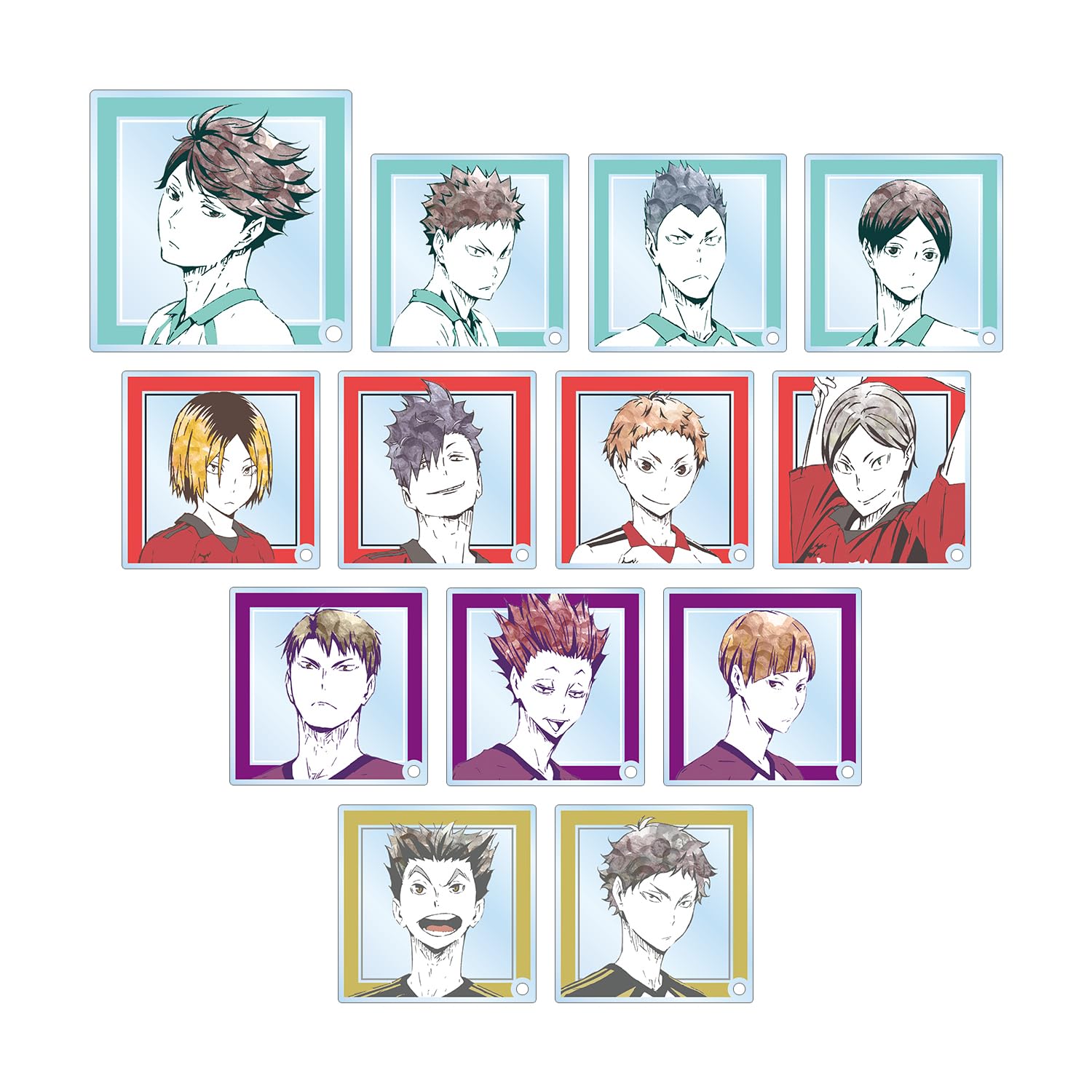 

Haikyu Trading Ani Art Vol. 1 Акриловая подставка-панель ver.B 13 шт. КОРОБКА