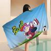 Dr S-Slump Anmie Anime Beach Swimming Towel Soft Absorbent Washcloth Children's Gifts For Kids Travel Camping Gym