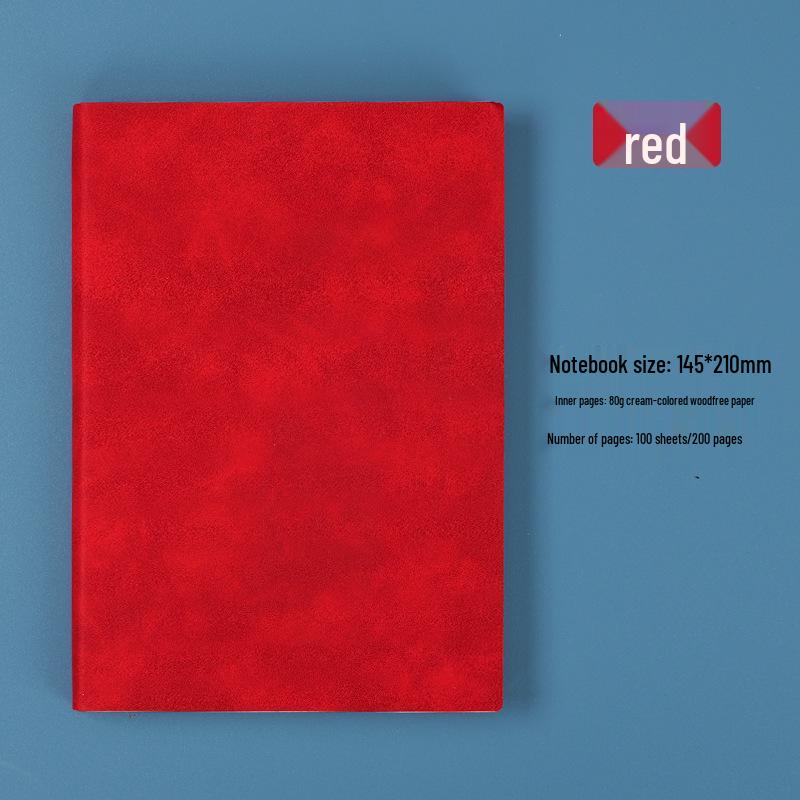 Chinese Style A5 Sheepskin Notebook Gift Set with Custom Logo