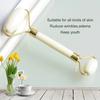 Double-Headed White Jade Facial Massage Roller Natural Stone Skin Care Tool for Face Eye Neck Youyan Jade